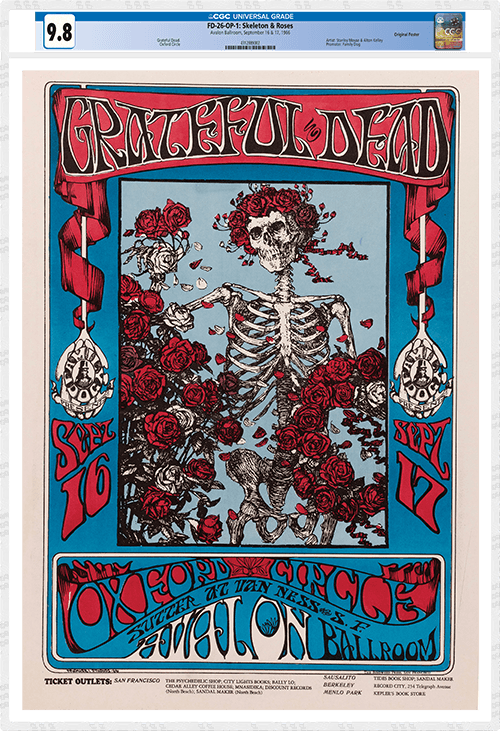 FD-26-OP-1 Skeleton & Roses 9.8 4312889002 Poster